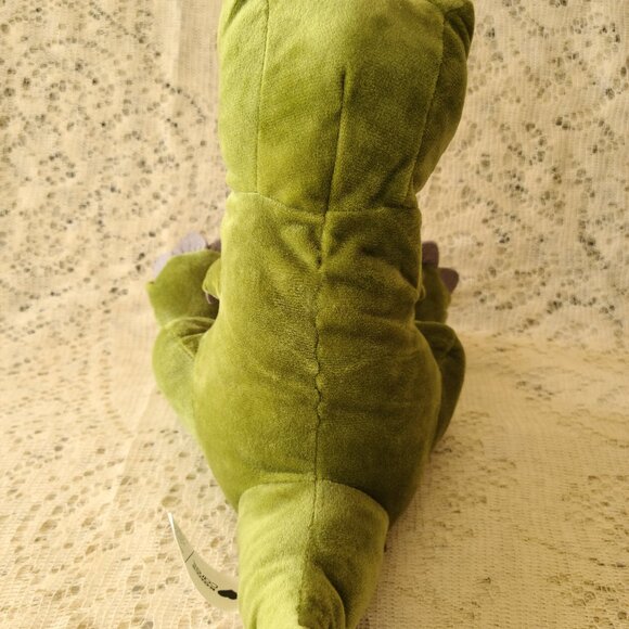 KOHL'S CARES GREEN T-REX PLUSH DINOSAUR  10 INCHES - Picture 5 of 6